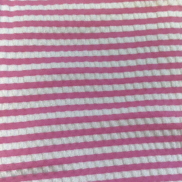 SNAPPERROCK Raspberry Stripe Tie Crop Bikini Size 10 - Picture 4 of 5